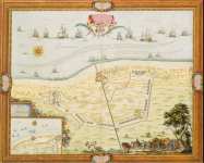 Cochin N. Map of the Fortress of Mardick in Flanders. July 1645 - Hermitage
